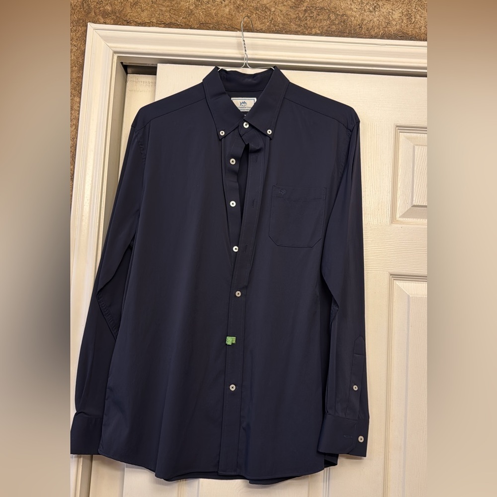 Men's Navy Blue Shirt Southern tide intercoastal Men’s Large